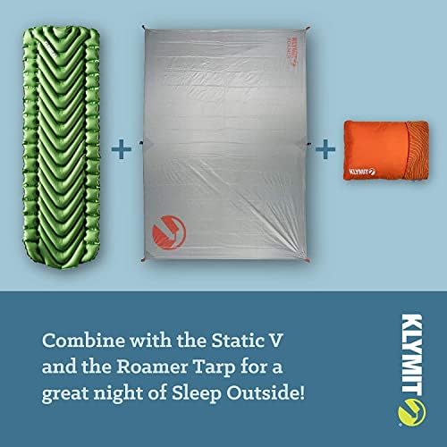 Klymit Drift Camping Pillow, Shredded Memory Foam Travel Pillow with Reversible Cover for Outdoor Use, Large, Orange - Image 6