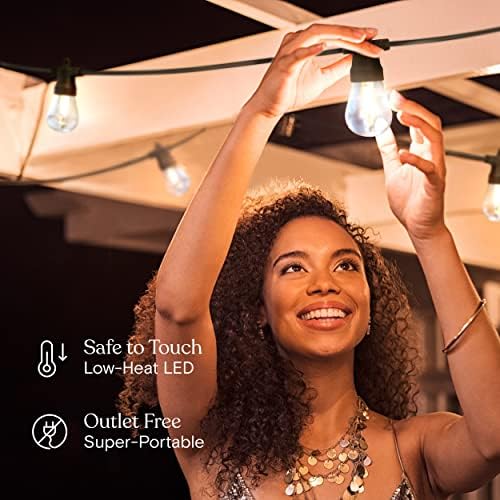 Brightech Ambience Pro USB Powered String Lights - 24 Ft Commercial Grade Waterproof String Lights - Outdoor Shatterproof Patio Lights for Camping, Backyard, Porch - 1.5W LED Warm White Light - Image 7