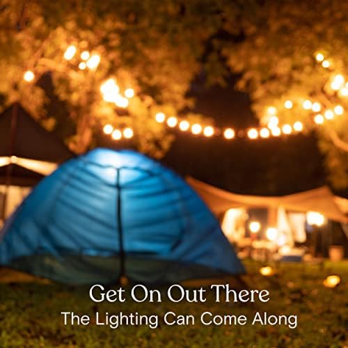 Brightech Ambience Pro USB Powered String Lights - 24 Ft Commercial Grade Waterproof String Lights - Outdoor Shatterproof Patio Lights for Camping, Backyard, Porch - 1.5W LED Warm White Light - Image 2