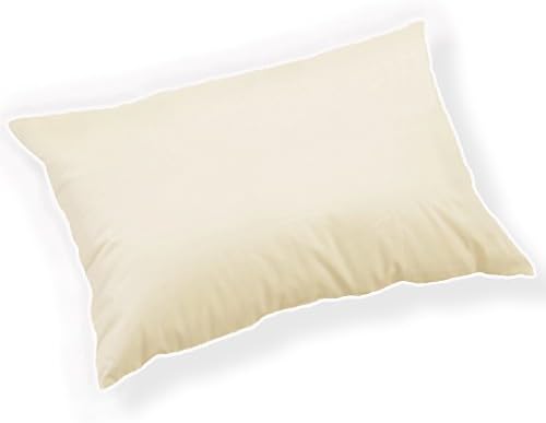 All About Down Organic Travel Pillow with 800 Fill Power European Ethically Raised Goose Down, Hypoallergenic, 100% Organic Cotton Finished in Austria, US Made and Family Owned Since 1974