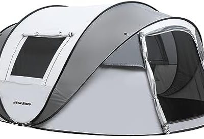 EchoSmile Camping Instant Tent, 2/4/6/8/10 Person Pop Up Tent, Water Resistant Dome Tent, Easy Setup for Camping Hiking and Outdoor, Portable Tent with Carry Bag, for 3 Seasons…